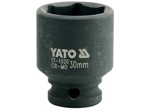 Головка торцевая ударная 1/2'' 30мм шестигранная Yato YT-1020