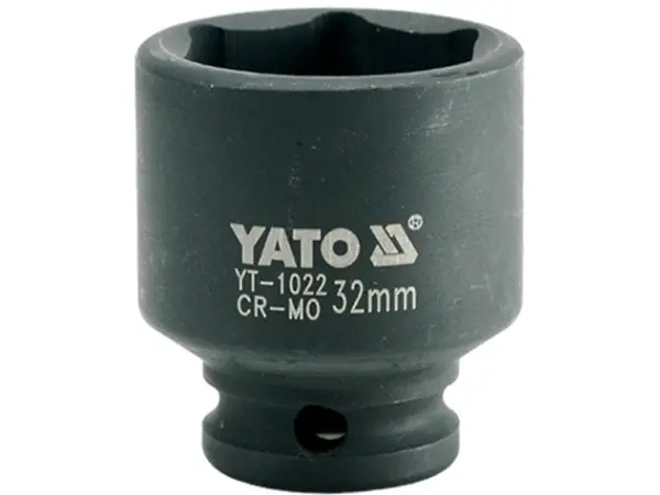 Головка торцевая ударная 1/2'' 32мм шестигранная Yato YT-1022