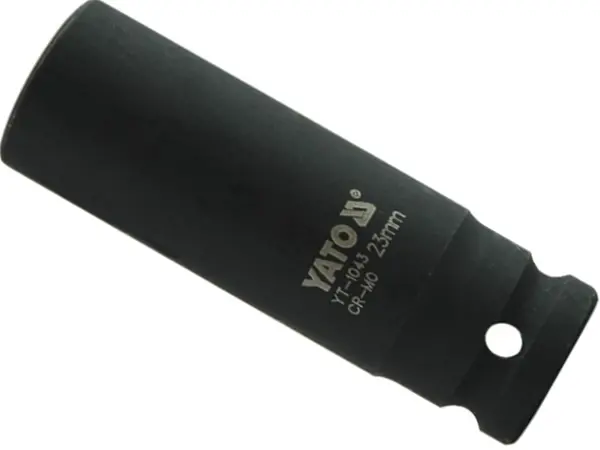 Ударна головка торцева довга 1/2 '' 23мм шестигранна Yato YT-1043