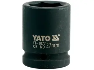 Головка ударна шестигранна для гайковёрта 3/4 '' 27мм Yato YT-1077