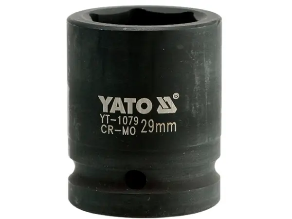 Головка ударная шестигранная для гайковёрта 3/4'' 29мм Yato YT-1079