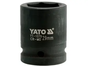 Головка ударная шестигранная для гайковёрта 3/4'' 29мм Yato YT-1079