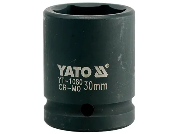 Головка ударная шестигранная для гайковёрта 3/4'' 30мм Yato YT-1080