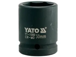 Головка ударная шестигранная для гайковёрта 3/4'' 30мм Yato YT-1080