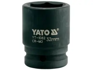 Головка ударна шестигранна для гайковёрта 3/4 '' 32мм Yato YT-1082