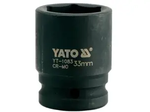 Головка ударная шестигранная для гайковёрта 3/4'' 33мм Yato YT-1083
