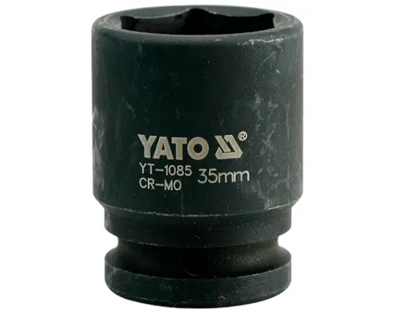 Головка ударна шестигранна для гайковёрта 3/4 '' 35мм Yato YT-1085