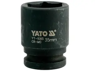 Головка ударна шестигранна для гайковёрта 3/4 '' 35мм Yato YT-1085