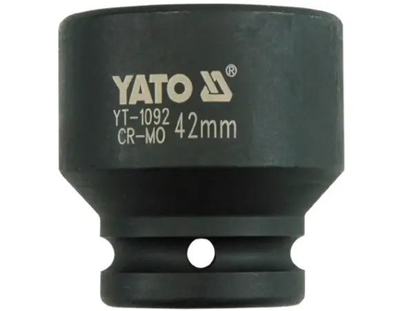 Головка ударная шестигранная для гайковёрта 3/4'' 42мм Yato YT-1092