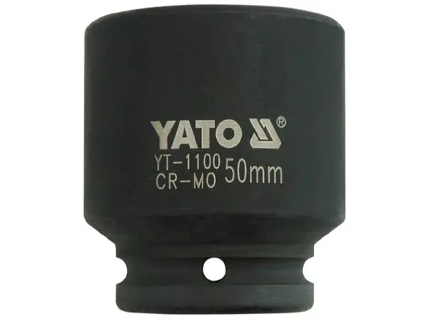 Головка ударная шестигранная для гайковёрта 3/4'' 50мм Yato YT-1100