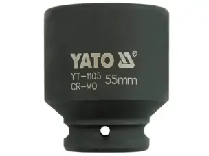 Головка ударная шестигранная для гайковёрта 3/4'' 55мм Yato YT-1105