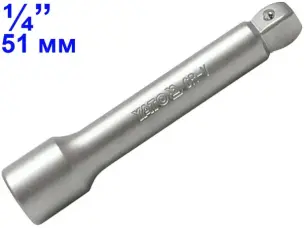 Наклоняемый удлинитель торцевых головок Yato 1/4″ 51мм