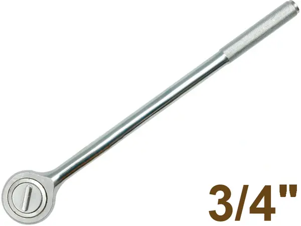 Ключ трещотка Ст45 500мм 24z 3/4″