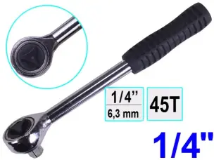 Ключ трещотка Vorel 45z 1/4″