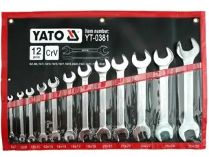 Гаечные рожковые ключи Yato 6-32мм