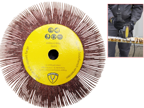 Круг лепестковый радиальный 125х20 Р60 М14 Klingspor