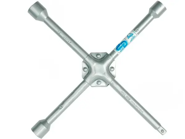 Баллонный ключ для автомобиля 17х19х21х1/2″