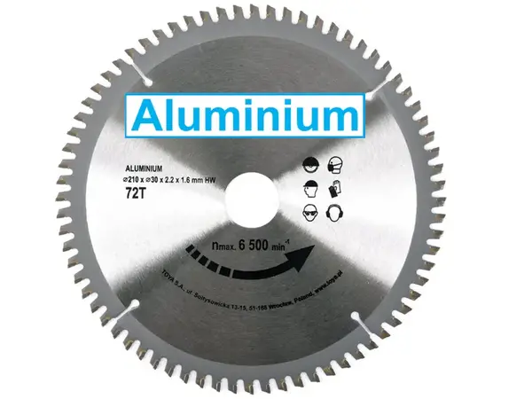 Пильний диск по алюмінію Standard 210х30х72Т
