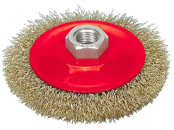 Щетка проволочная конусная стальная мягкая 115 мм М14