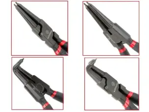 Съемники стопорных колец 180 мм сталь 40CrV 4 шт