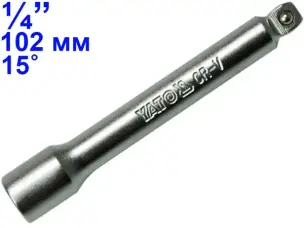 Наклоняемый удлинитель торцевых головок Yato 1/4″ 102мм