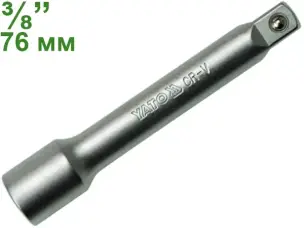 Удлинитель торцевых головок Yato 3/8″ 76мм