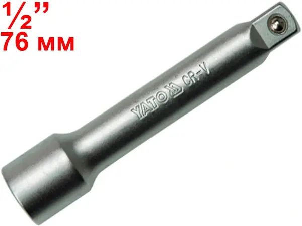 Удлинитель торцевых головок Yato 1/2″ 76мм