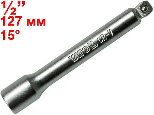 Наклоняемый удлинитель торцевых головок Yato 1/2″ 127мм
