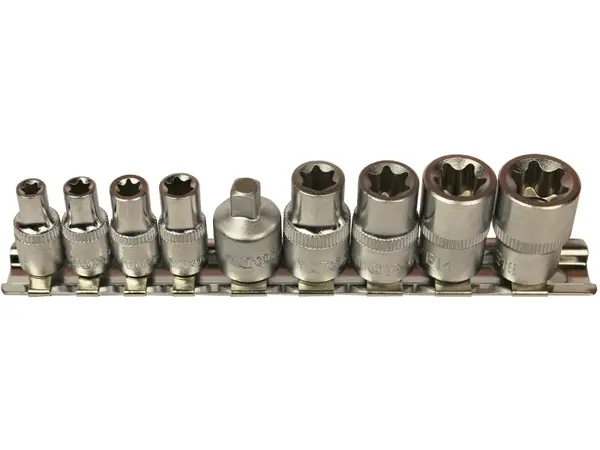 Набор головок E-профиль (Torx) 1/4" E5-E16 9 предметов