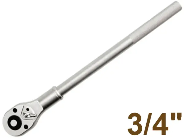 Ключ трещотка CrV 500мм 24z 3/4″