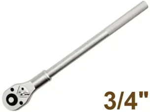Ключ трещотка CrV 500мм 24z 3/4″