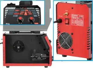 Зварювальний напівавтомат Intertool DT-4010 160А (MIG/MMA/FLUX)