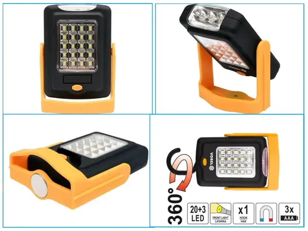Светодиодный фонарь 24+3 LED