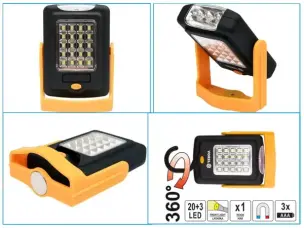 Светодиодный фонарь 24+3 LED