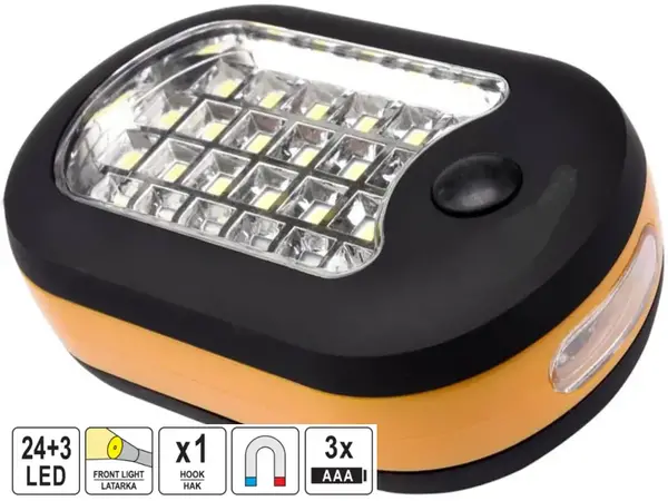 Светодиодный фонарь 24 SMD LED + 3 LED