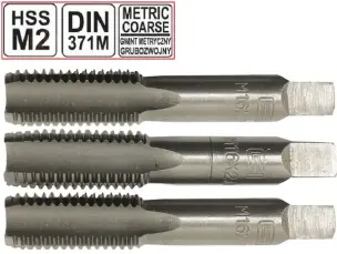 Метчики ручные комплектные HSS M2 М16х2мм