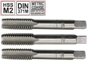 Метчики ручные комплектные HSS M2 М12х1.75мм