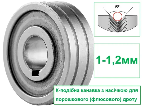Ролик для порошковой проволоки K-тип 1-1,2мм