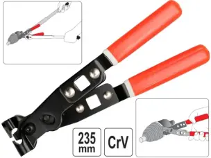 Кліщі для хомутів шруса CrV 235 мм