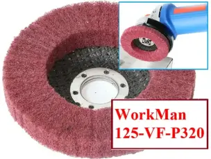 Круг Скотч-Брайт WorkMan 125-VF-P320 для финишной шлифовки