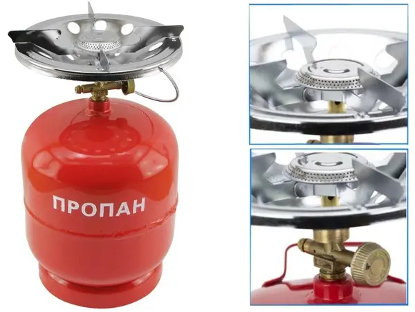 Газовый баллон с конфоркой 8л