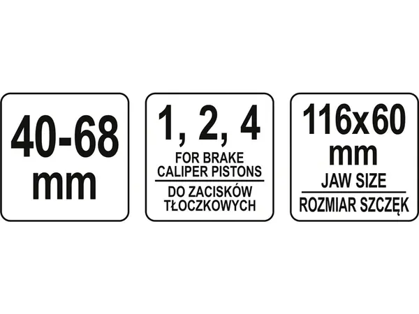 Сепаратор гальмівних циліндрів Yato YT-06805