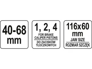 Сепаратор гальмівних циліндрів Yato YT-06805