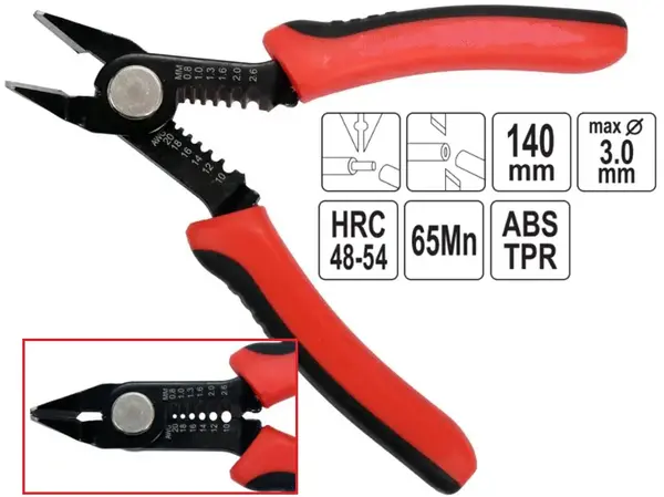 Бокорезы для резки заподлицо 65Mn 140 мм