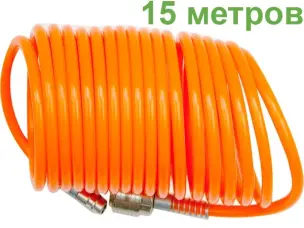 Шланг полиэтиленовый спиральный Orange PE 5x8 мм, 15 м