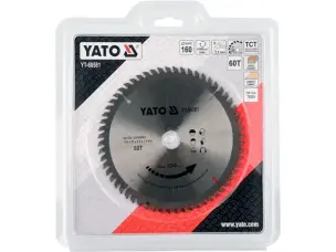 Диск для циркулярной пилы 160x20x60 зубов Yato