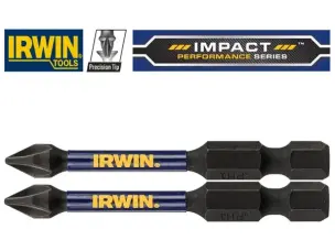 Біти ударні PH1х57мм Irwin IMPACT PRO