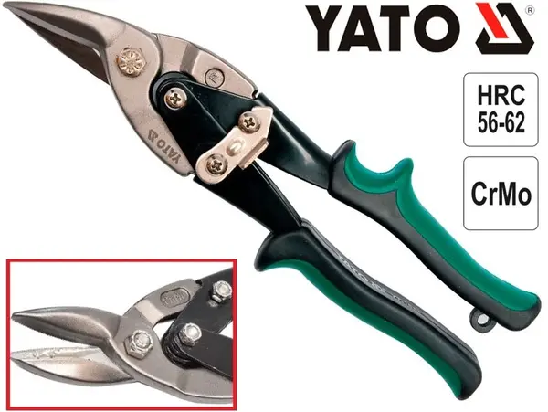 Ножницы по металлу правые Yato 250мм