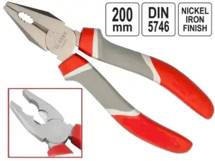 Плоскогубці комбіновані CrV 200мм