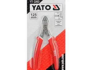 Боковые мини кусачки для точных работ Yato 125мм